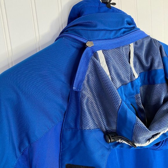 AIGLE Actimum Blue Windproof Jacket Detachable Hood M - Picture 4 of 13